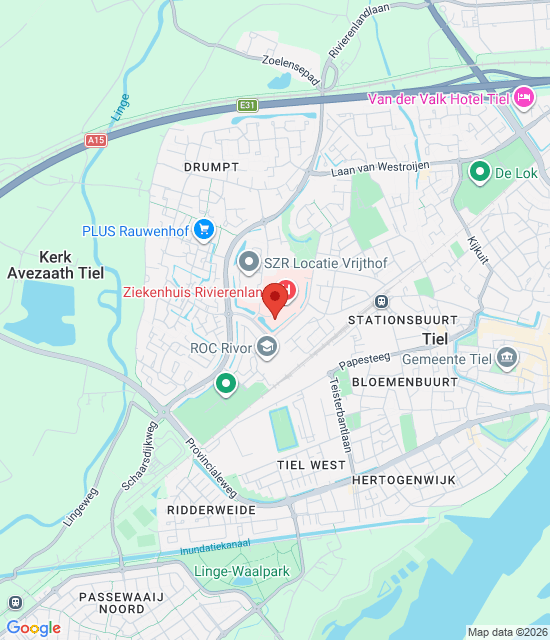 Google maps image for Notaufnahme Allgemeinmediziner Gelders Rivierenland
