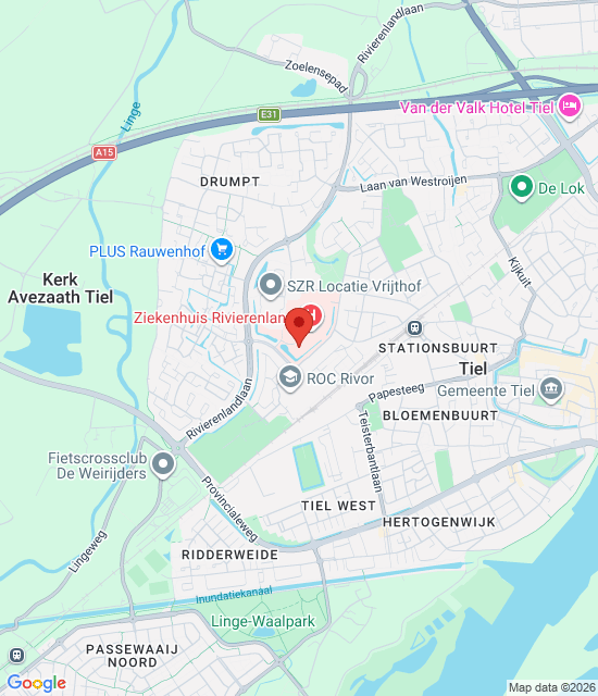 Google maps afbeelding voor Spoedpost Huisartsen Gelders Rivierenland